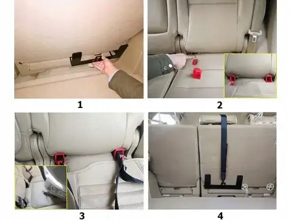 ISOFIX uchwyty w samochodzie