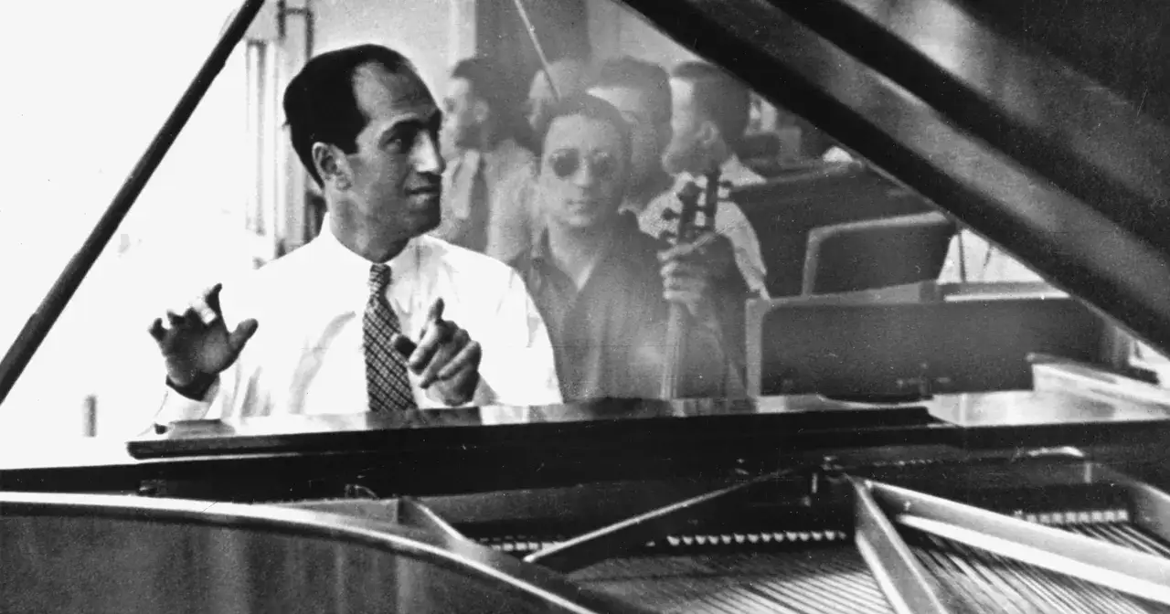 George Gershwin Amerykanin w Paryżu premiera zdjęcie historyczne