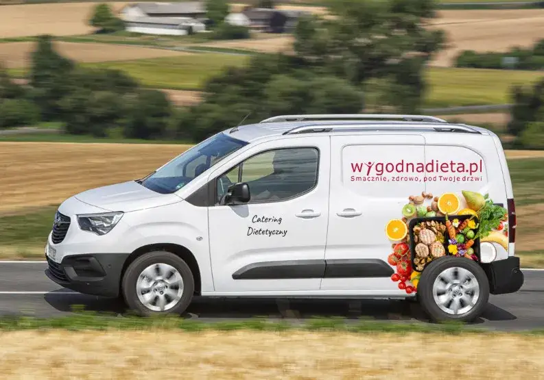 samochód chłodnia catering dietetyczny