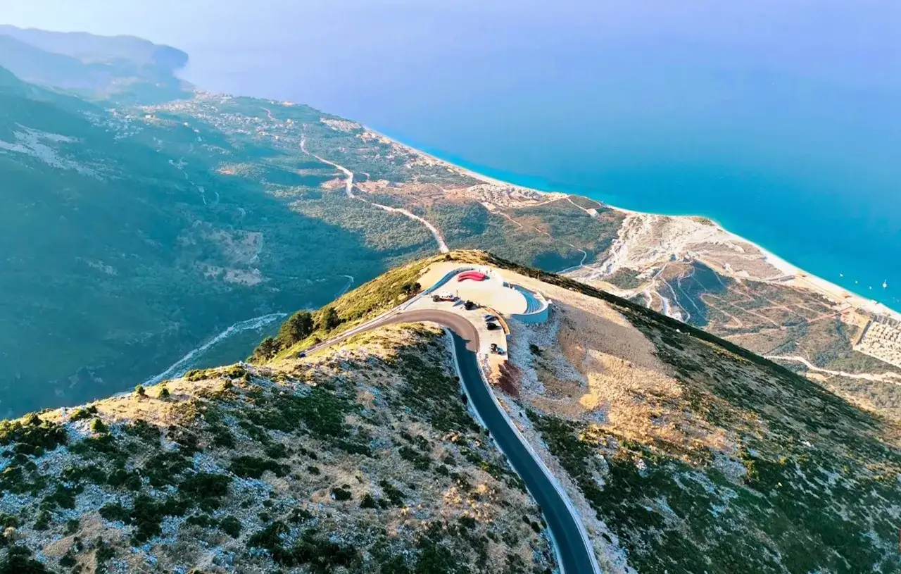 Albania motocyklem krajobrazy