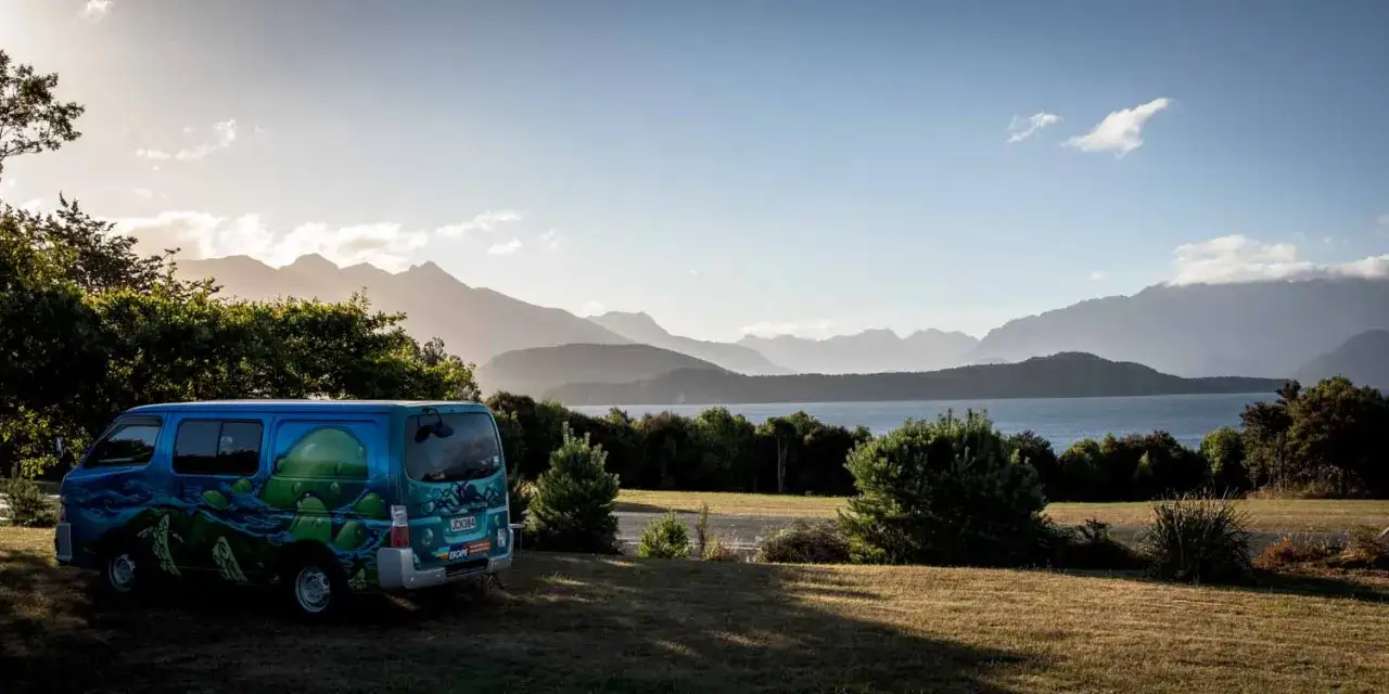 Nowa Zelandia kamper camping