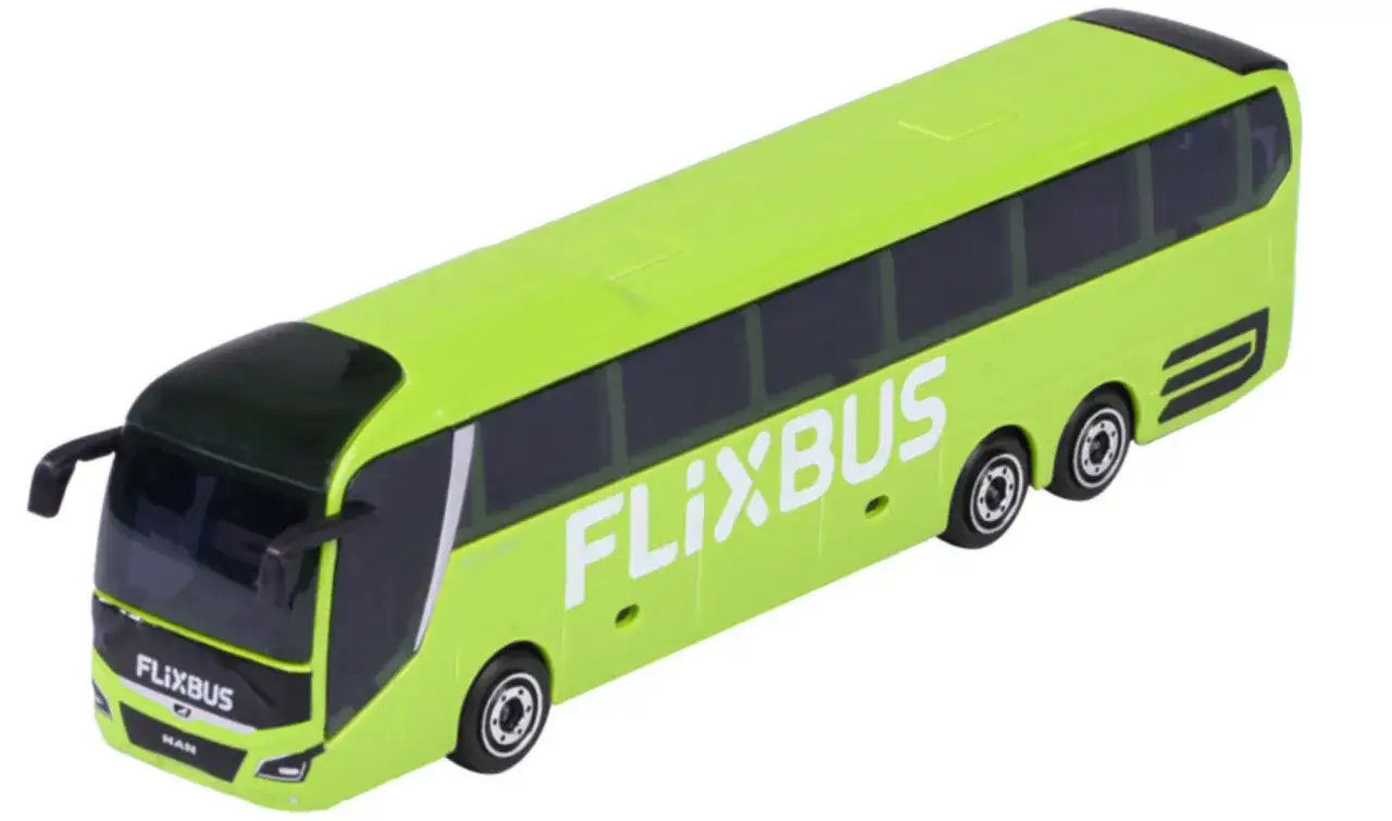 Autobus FlixBus zielony