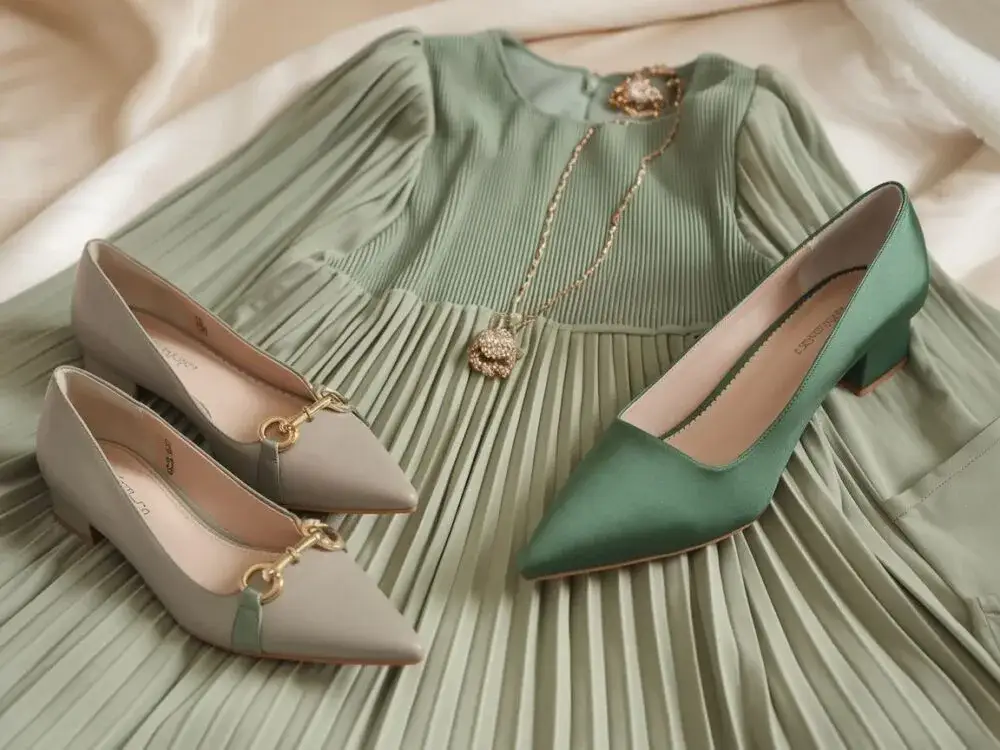 Zdjęcie Jakie buty do oliwkowej sukienki? 10 stylowych propozycji na każdą okazję