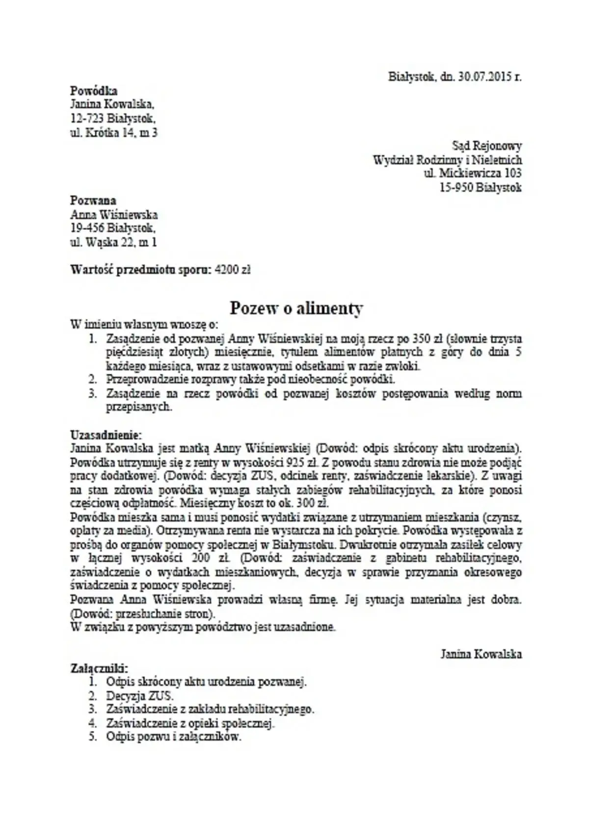 Zdjęcie Gdzie złożyć pozew o alimenty, aby uniknąć niepotrzebnych problemów?