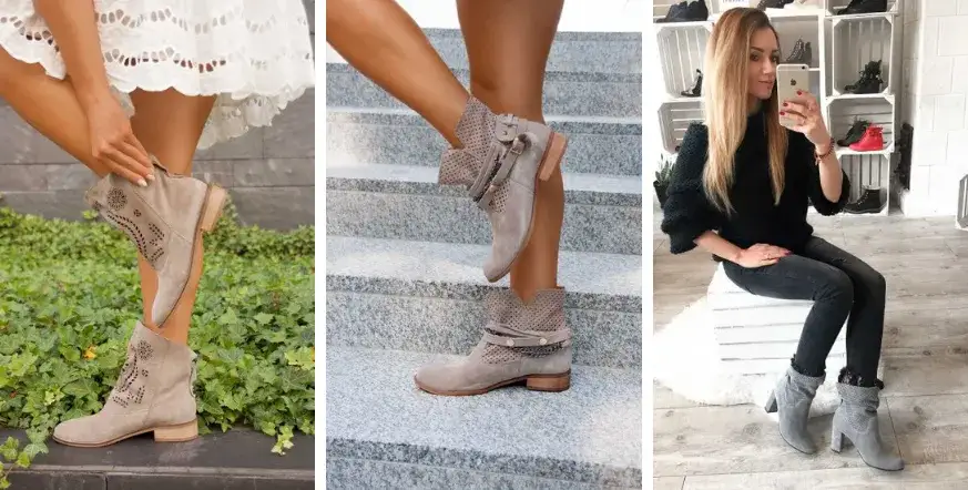 Zdjęcie Stylizacje z ażurowymi botkami, które zachwycą wiosną i latem