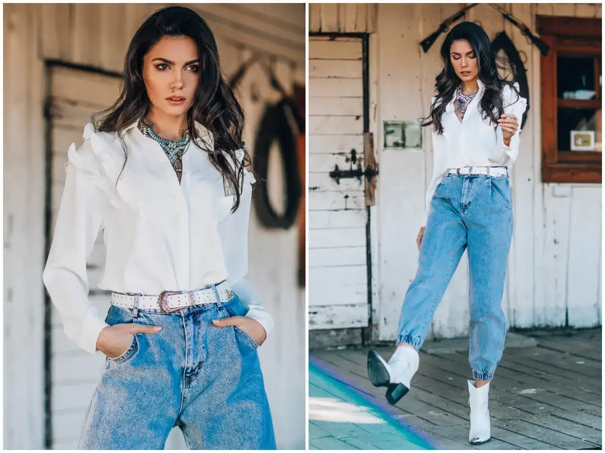 Zdjęcie Jak wiązać koszulę damską - 7 stylowych sposob&oacute;w na modny wygląd