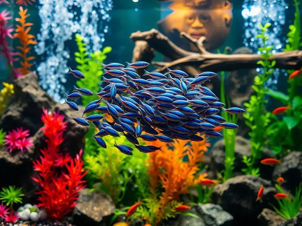 Zdjęcie Jakie duże ryby z neonkami? Odkryj najlepsze towarzystwo dla nich