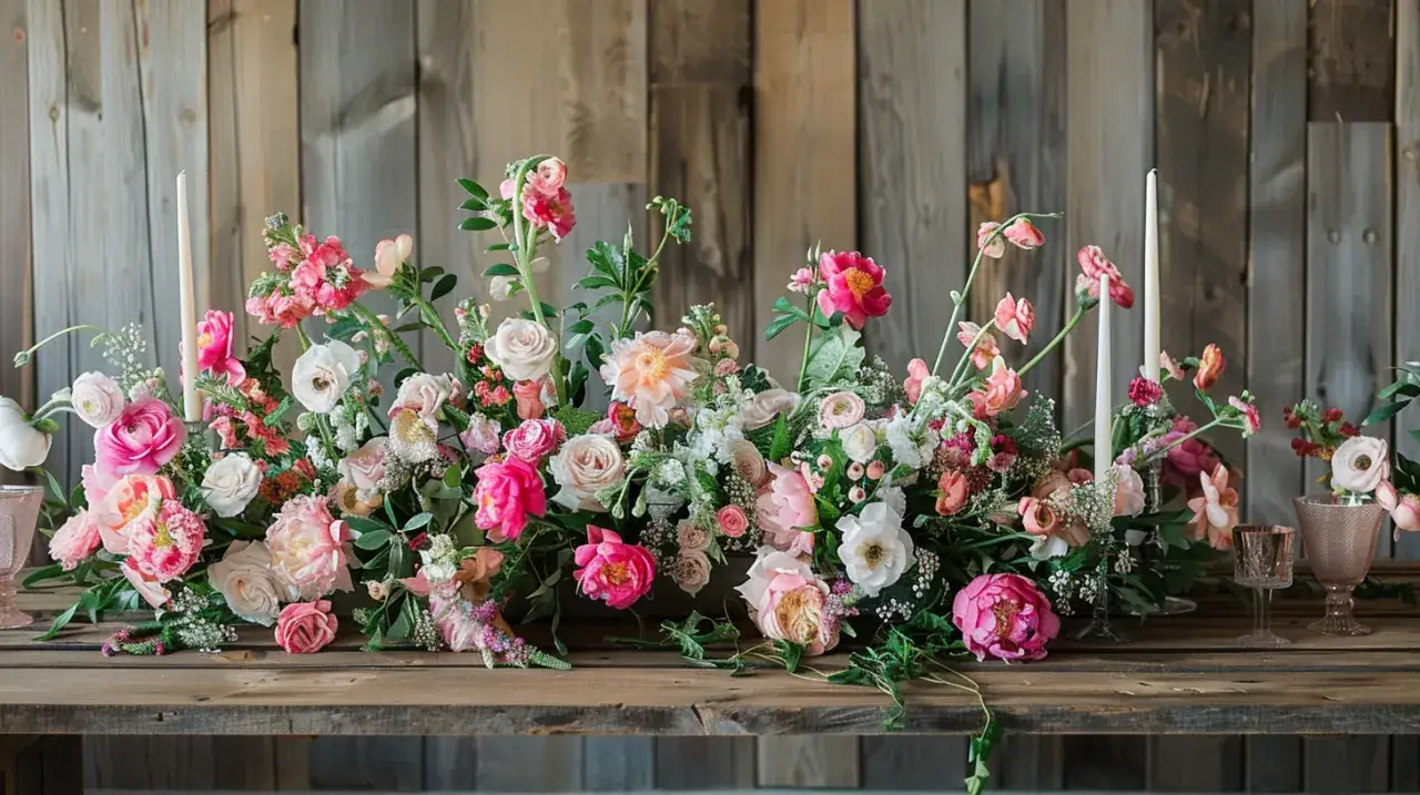 Zdjęcie Dekoracje kwiatowe na wesele: 20 inspiracji na stół