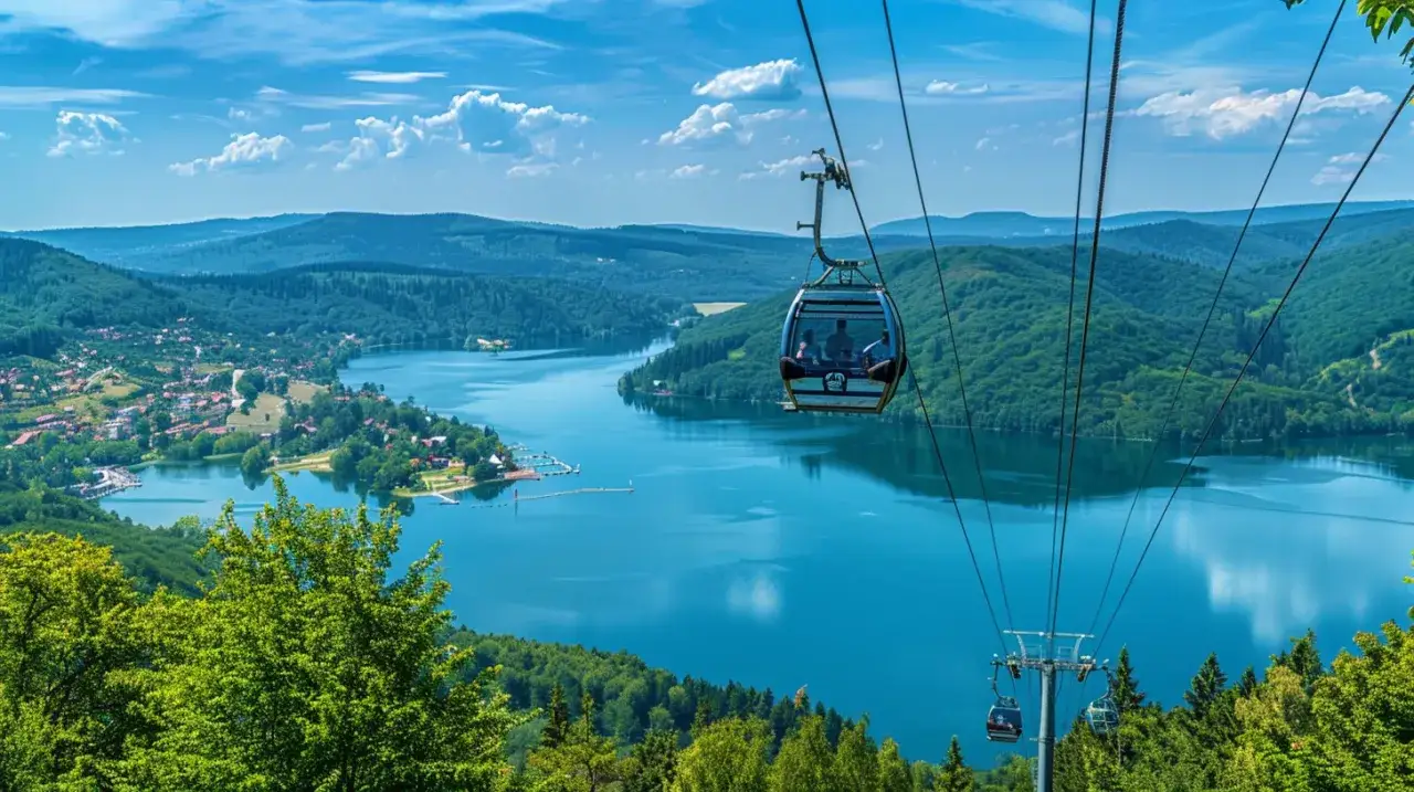 Zdjęcie Solina: Czy przejechać się nową kolejką gondolową nad zalewem?