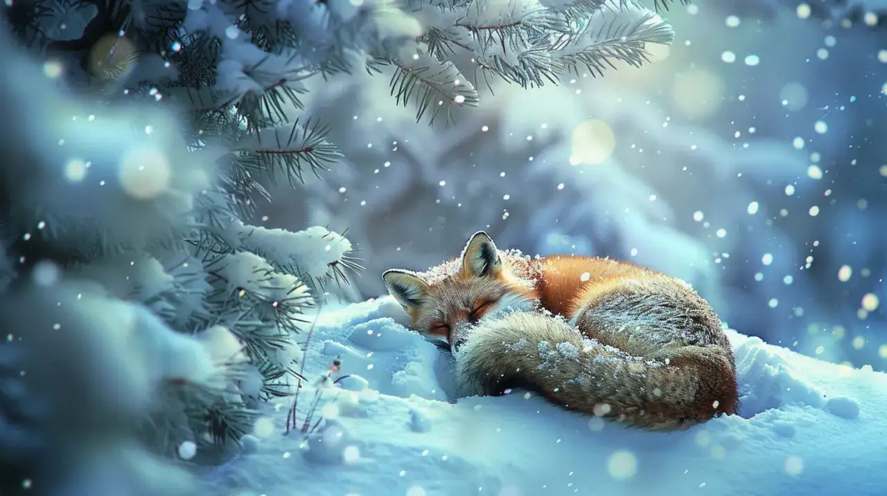 Zdjęcie Padający śnieg we śnie - poznaj symbolikę snu o padającym śniegu