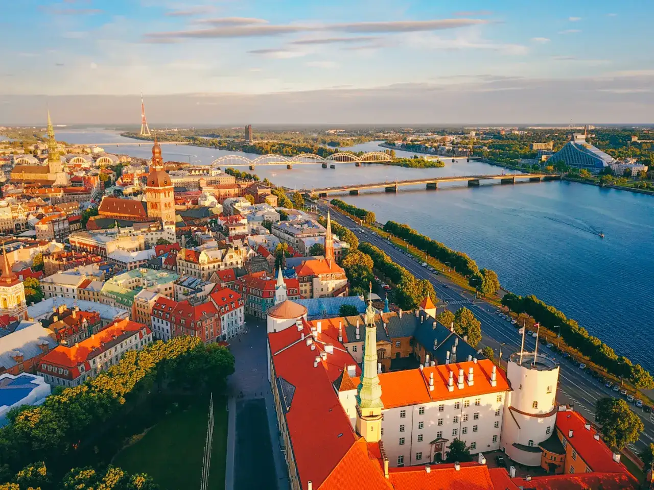 Ryga Stare Miasto panorama