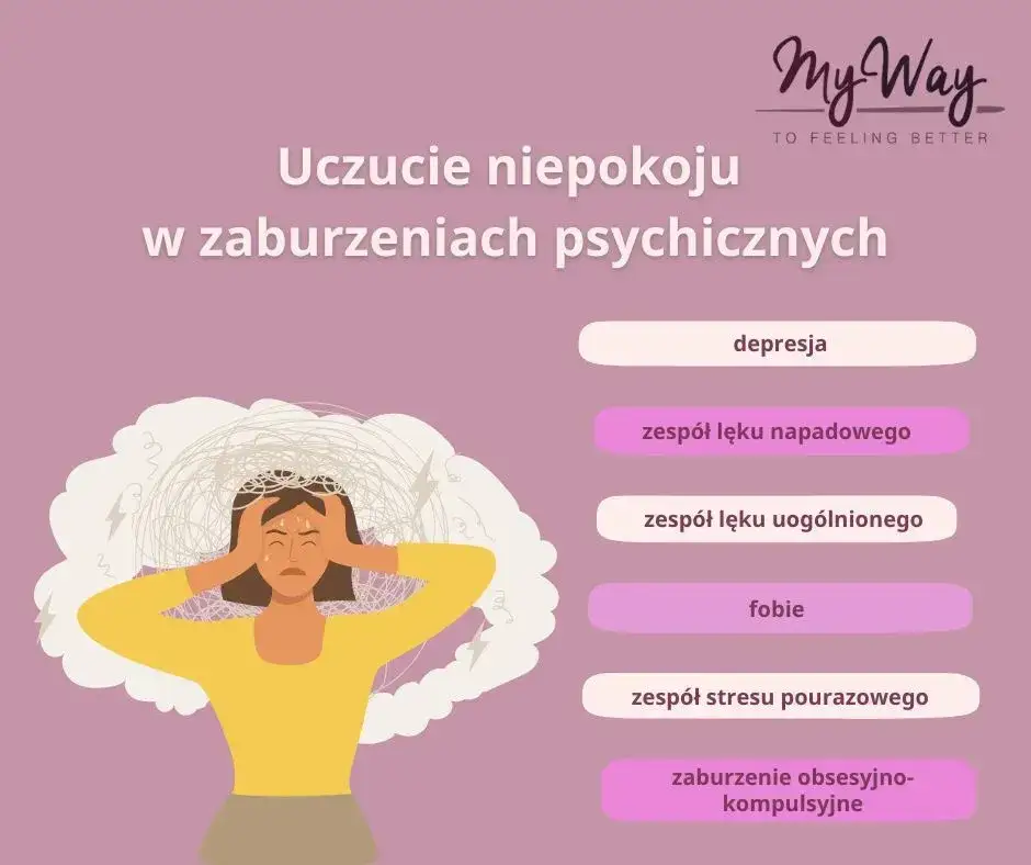 osoba odczuwająca niepokój i napięcie w ciele