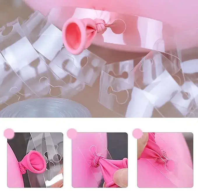 Girlanda z balon&oacute;w na taśmie instrukcja