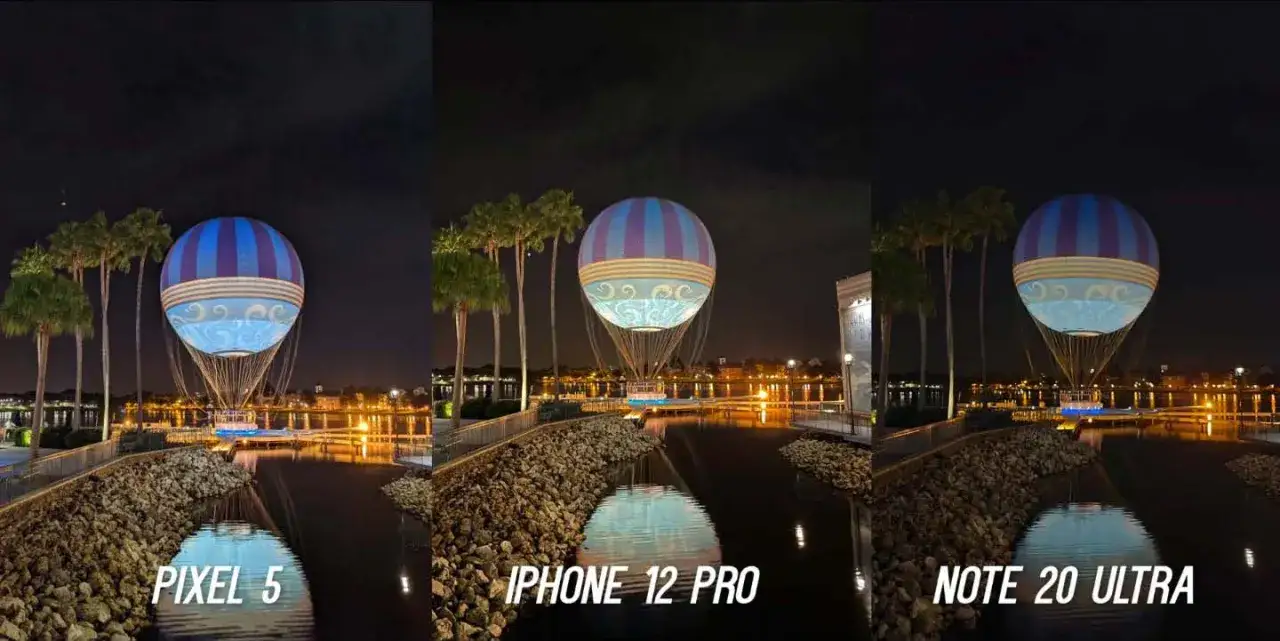 Por&oacute;wnanie zdjęć z iPhone i Samsung w nocy