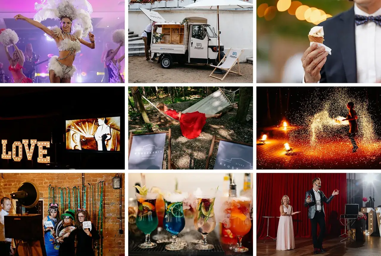 inspirujące atrakcje na wesele