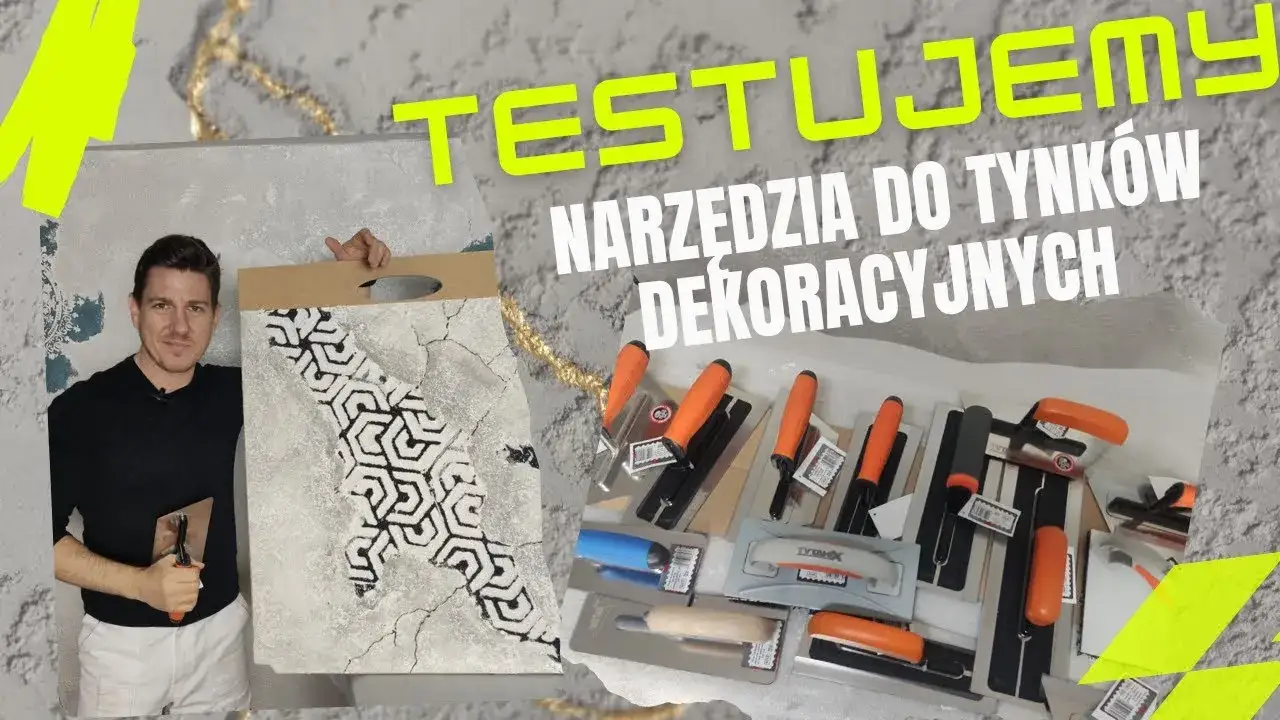 narzędzia do tynk&oacute;w dekoracyjnych