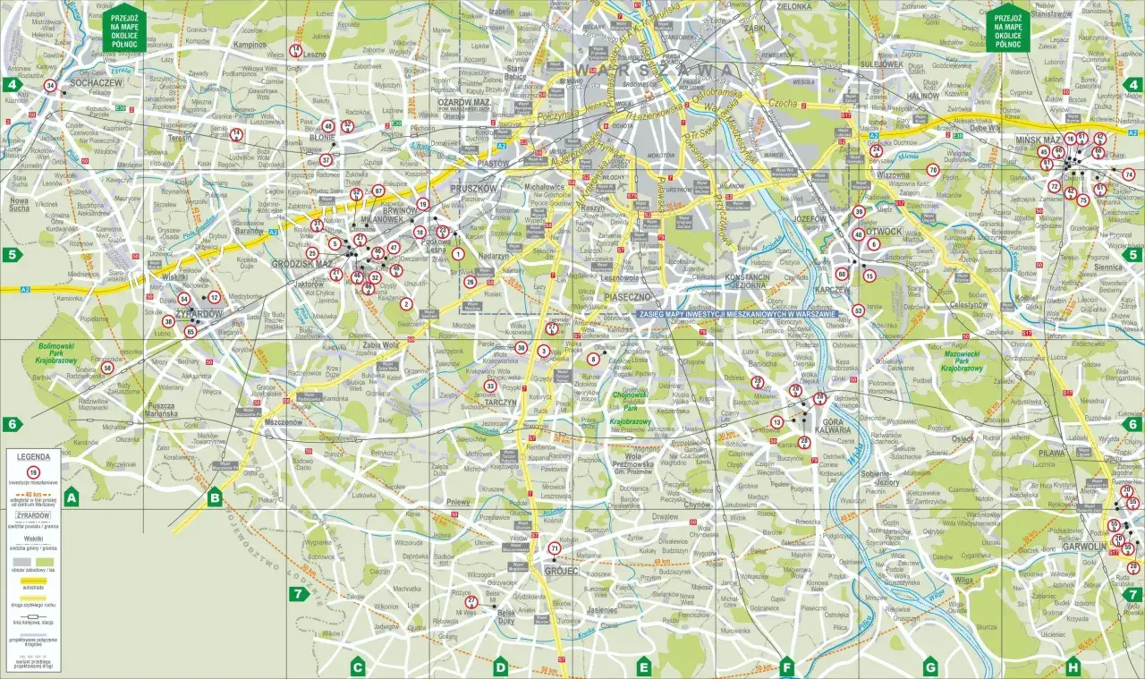 mapa lokalizacji mieszkania inwestycyjnego
