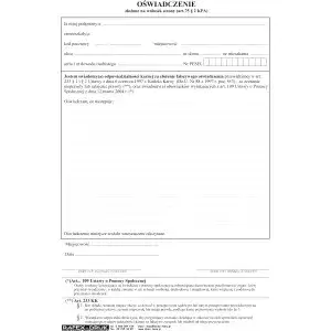 Zdjęcie Jak prawidłowo wypełnić oświadczenie na wniosek strony - poradnik