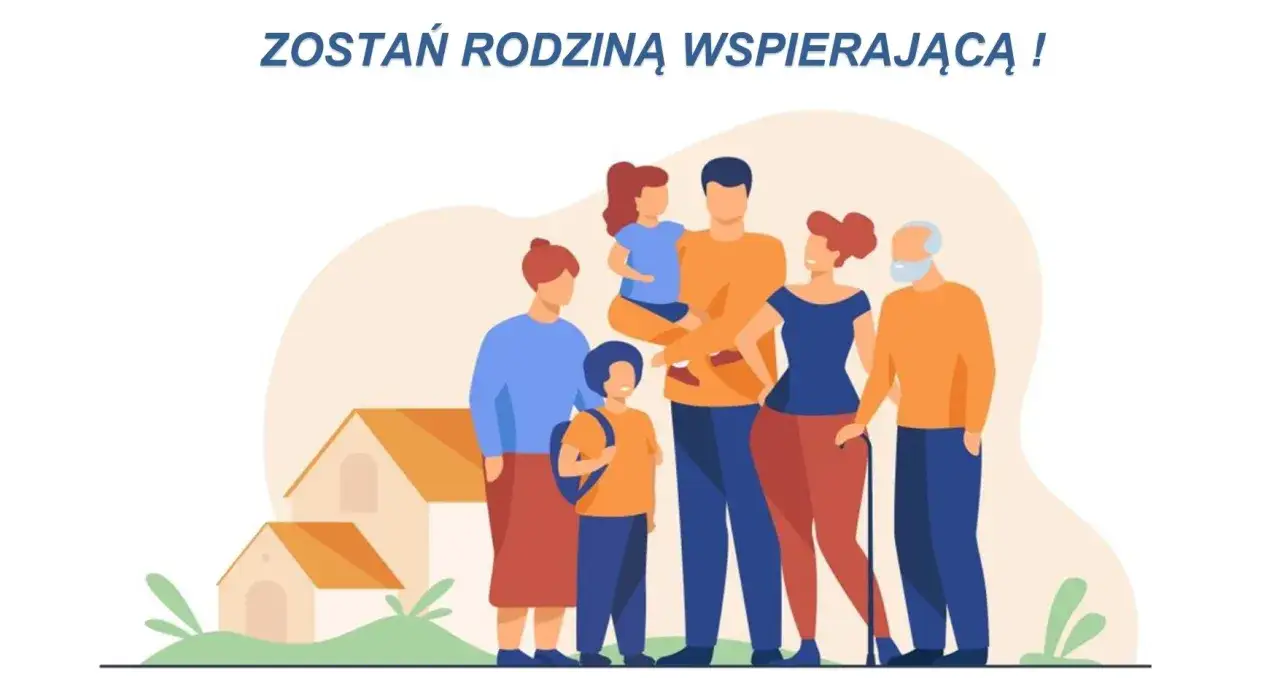 rodzina otrzymująca wsparcie finansowe od państwa