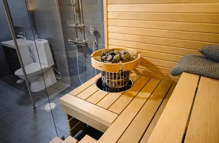 nowoczesny piec elektryczny do sauny ogrodowej