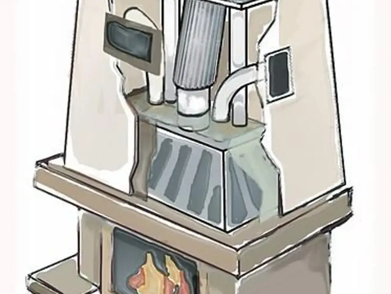 Prawidłowe łączenie rur kominowych schemat