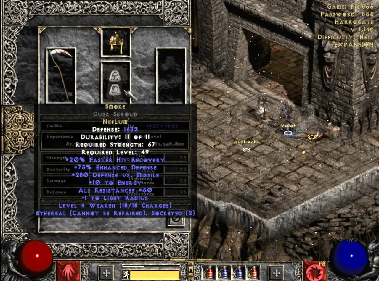 Diablo 2 mercenary gear examples