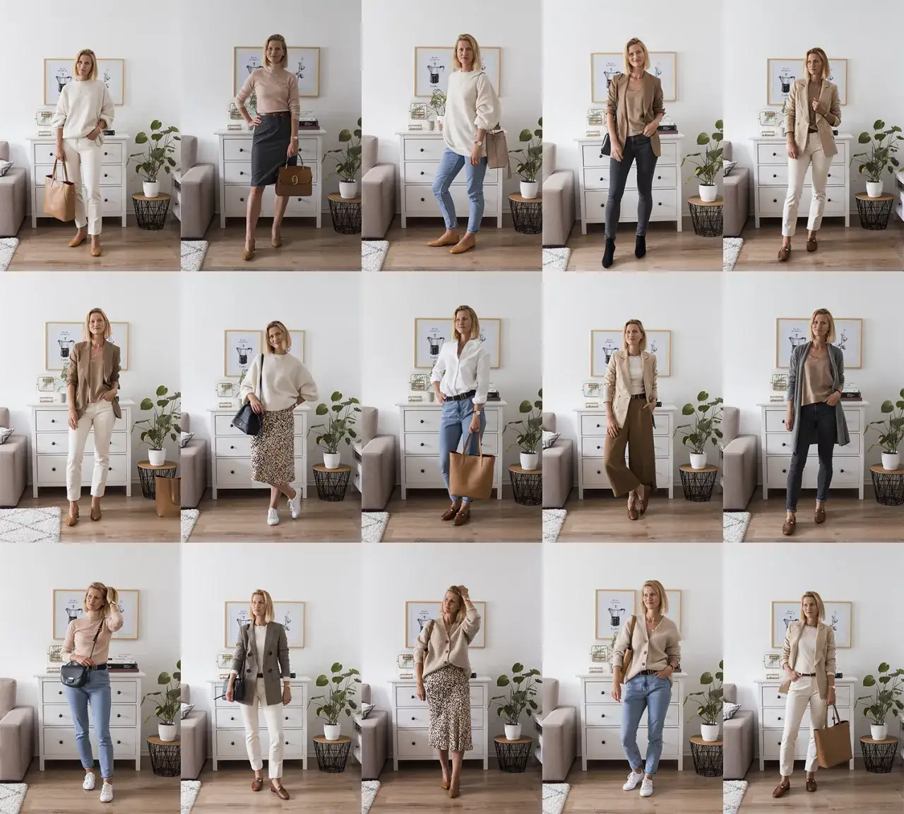 Szafa kapsułowa jesień praca