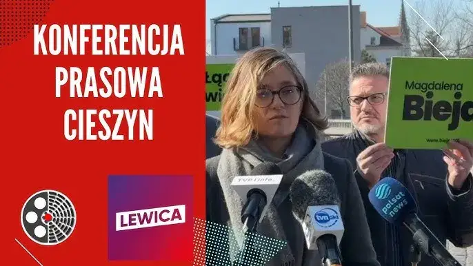 Magdalena Biejat konferencja prasowa Lewica