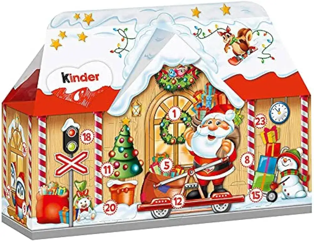 r&oacute;żne kalendarze adwentowe kinder