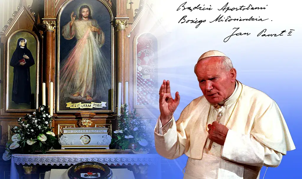 Święci Jan Paweł II Faustyna Kowalska świadectwo życia