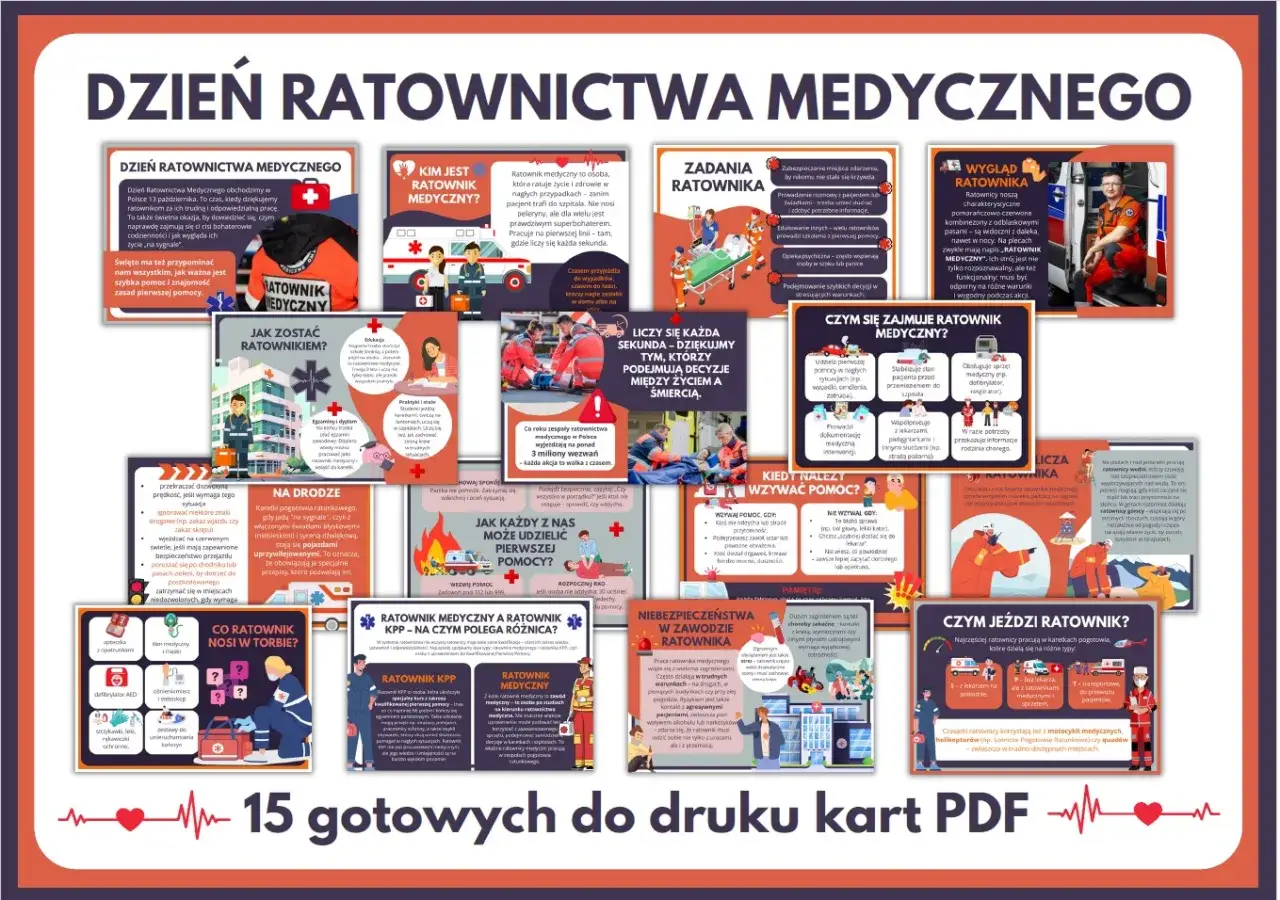 Ścieżka edukacyjna ratownik medyczny infografika