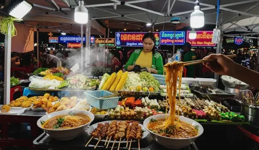street food Wietnam Kambodża