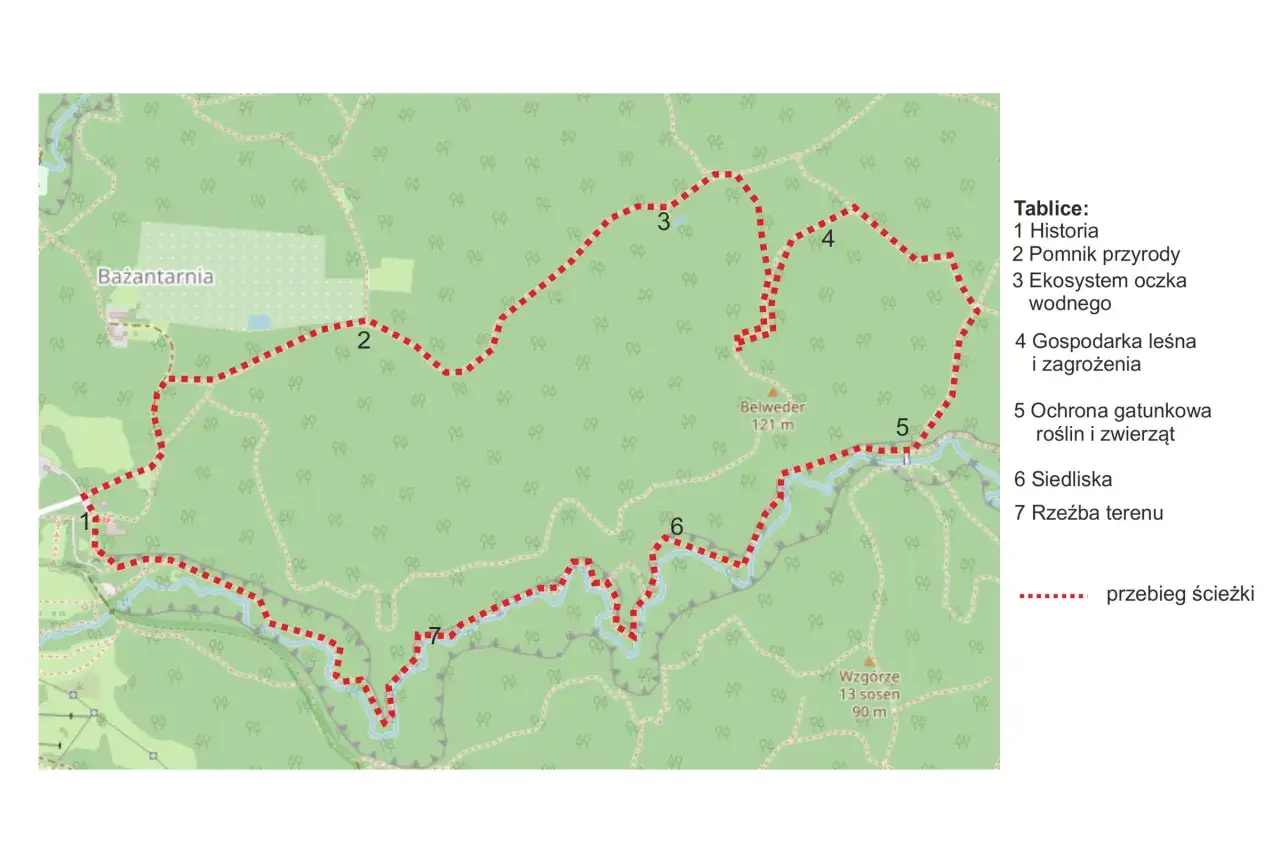 Park Bażantarnia Elbląg szlaki rowerowe