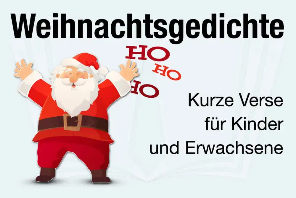Auswahl kurzer Weihnachtsgedichte für verschiedene Anlässe