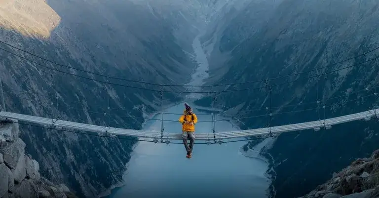 Spektakul&auml;re H&auml;ngeseilbr&uuml;cke Deutschland