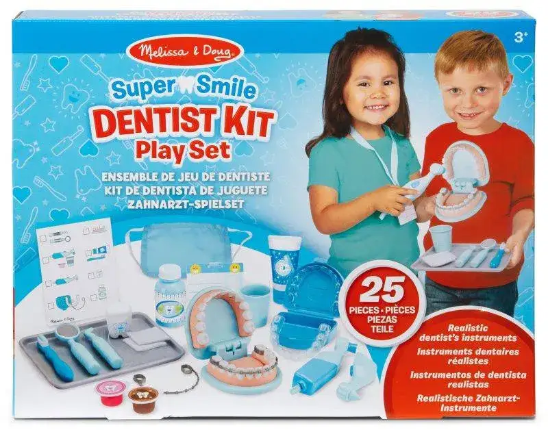dziecko zabawa w dentystę