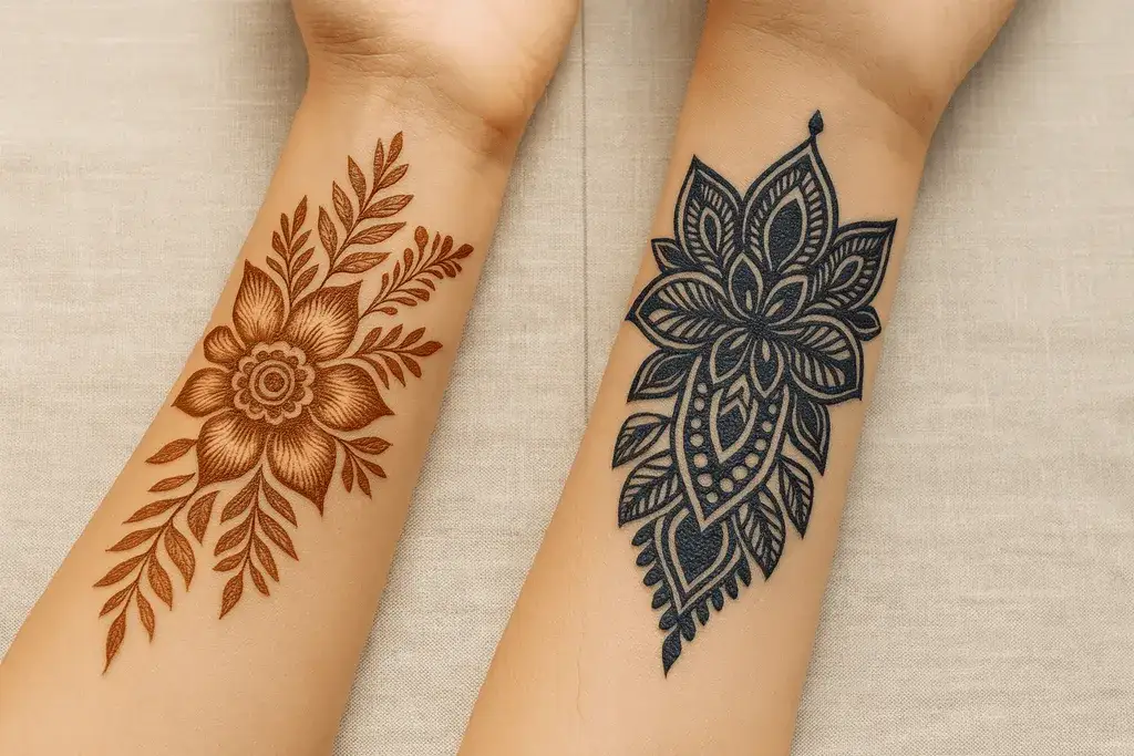 naturalna henna vs czarna henna PPD por&oacute;wnanie
