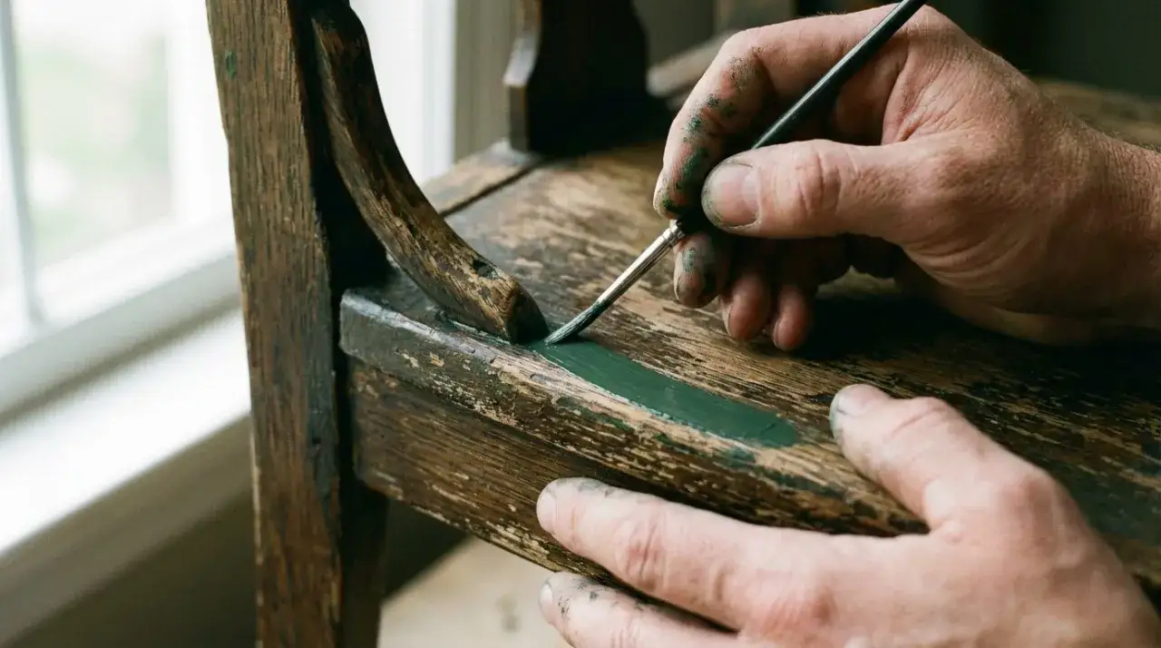 narzędzia do przygotowania mebli przed malowaniem