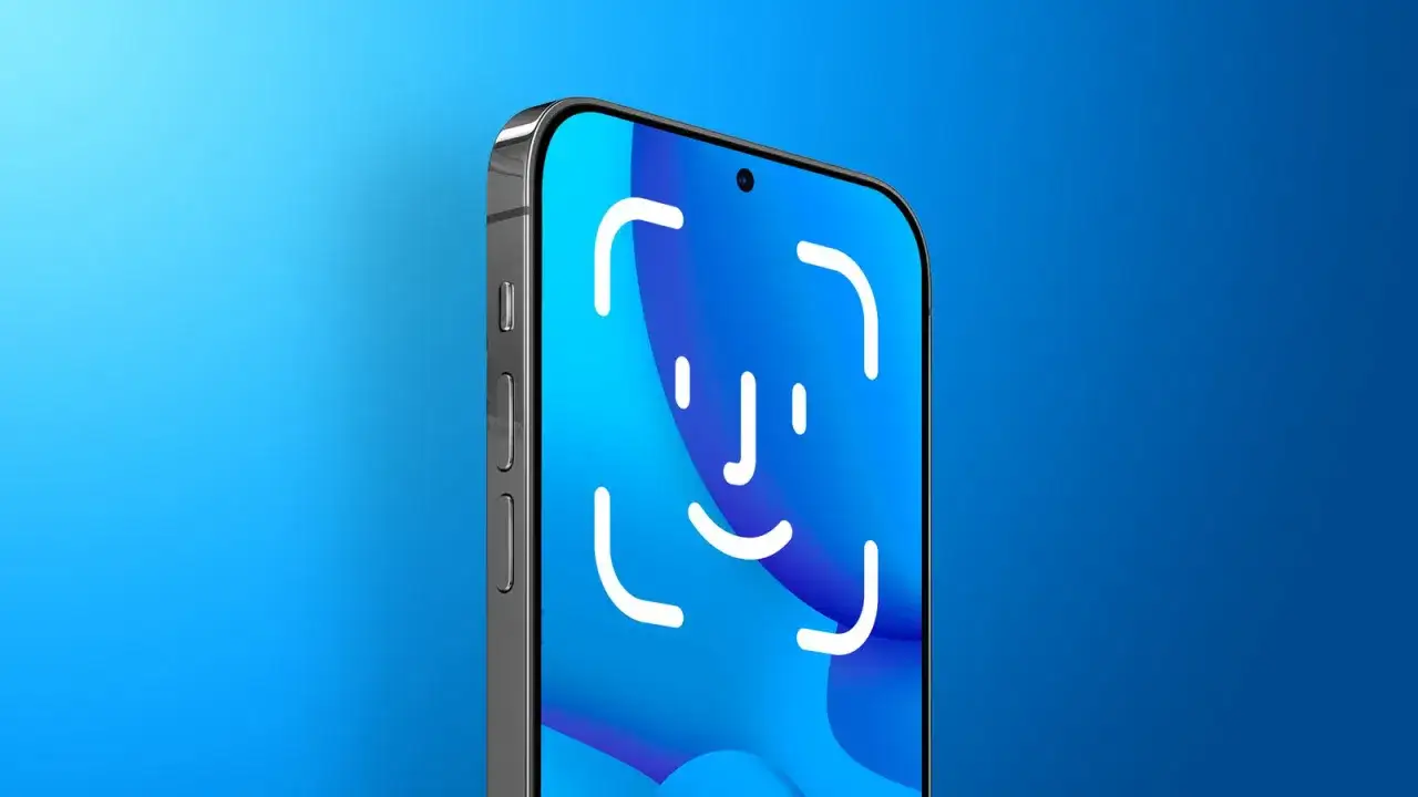 iPhone Face ID under display concept