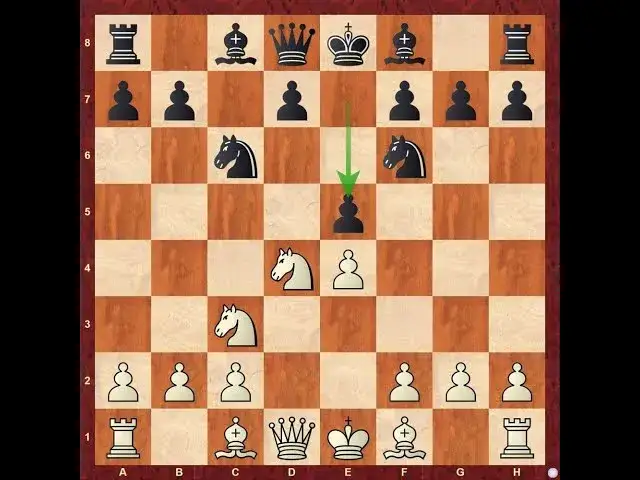 Szachownica z otwarciem obrony sycylijskiej