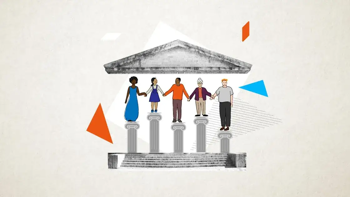 filary demokracji grafika