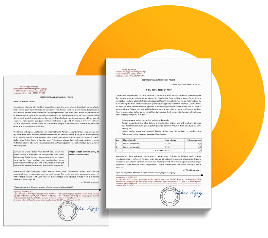 tłumacz przysięgły dokumenty