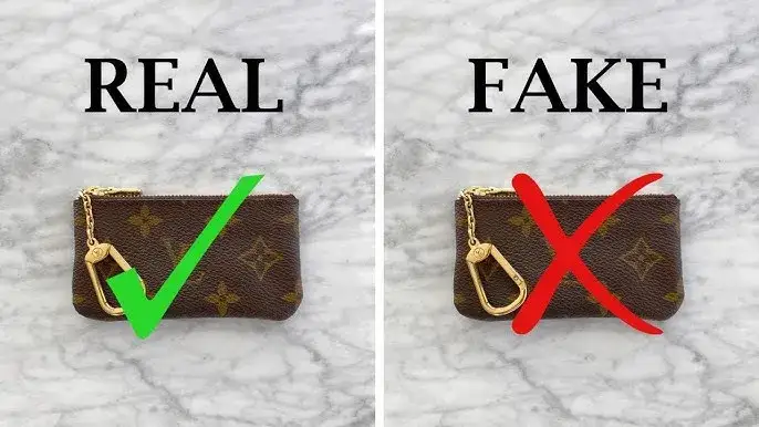 Louis Vuitton szwy okucia grawerowanie porównanie oryginał podróbka
