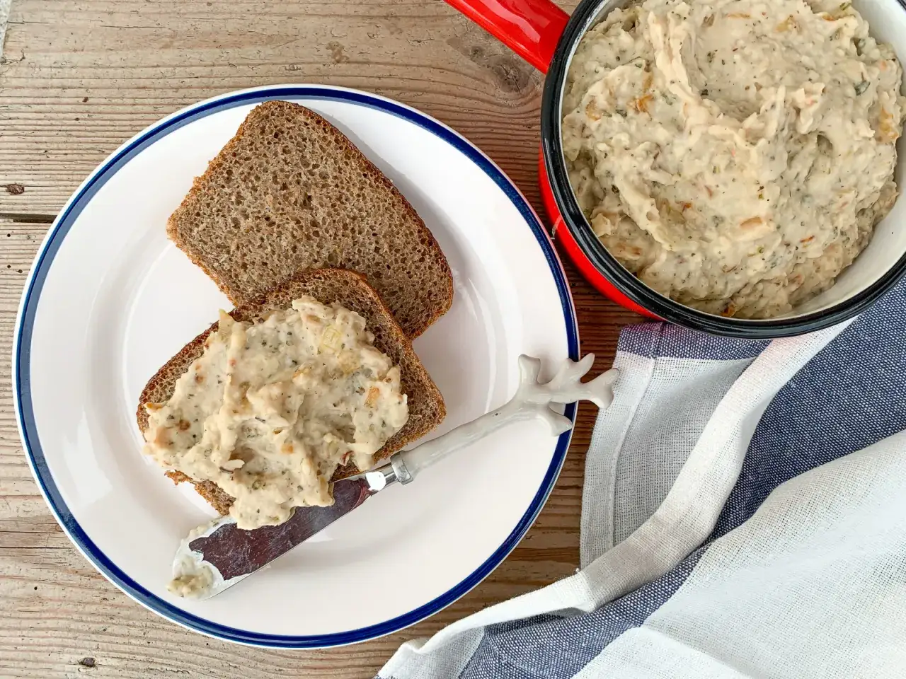 składniki na wegański smalec