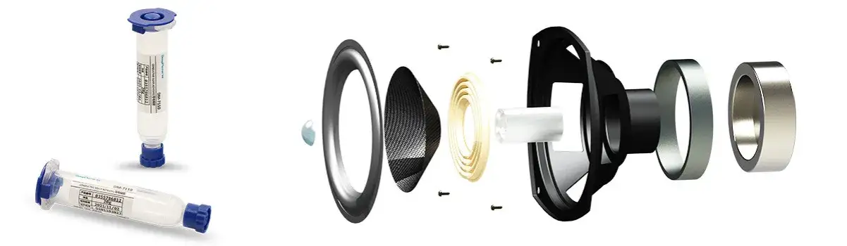 R&oacute;żne rodzaje klej&oacute;w do głośnik&oacute;w