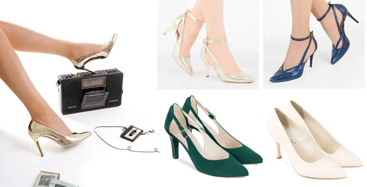 rodzaje obcasów słupek klocek