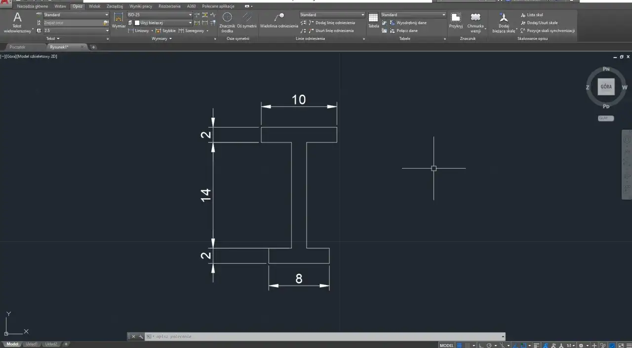 środek ciężkości w programie CAD autocad fusion 360