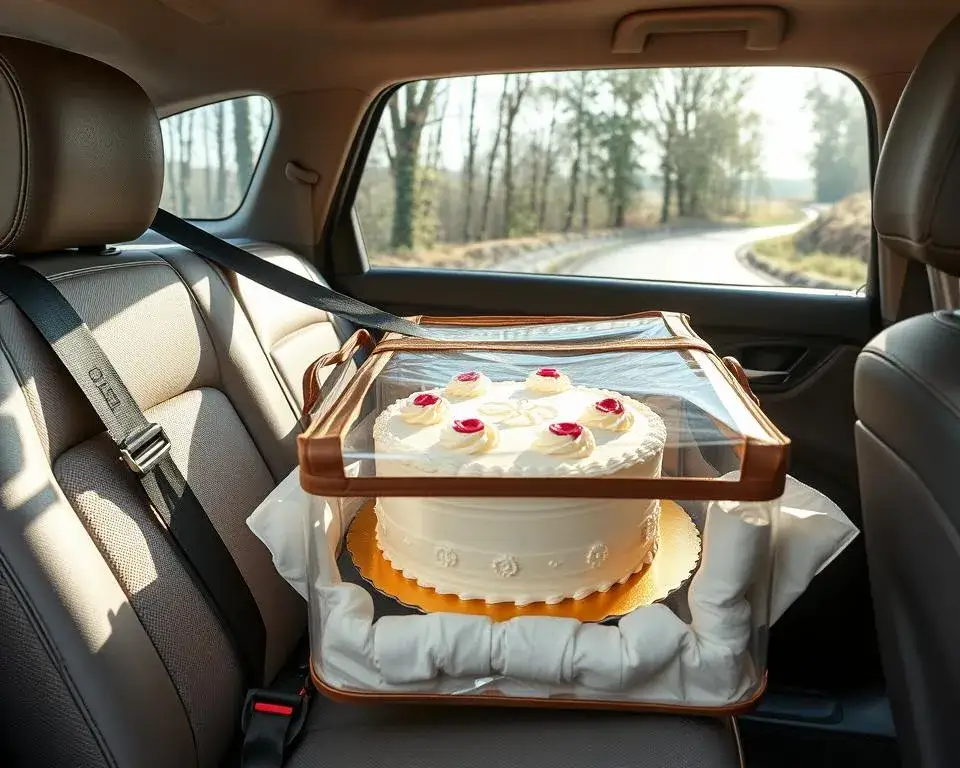 przygotowanie samochodu do transportu tortu klimatyzacja
