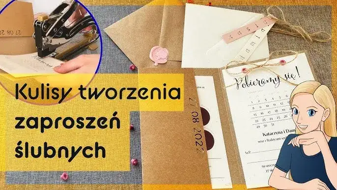 Narzędzia do tworzenia zaproszeń ślubnych DIY