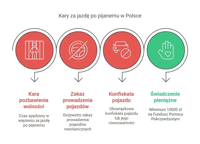 kary za jazdę po alkoholu infografika